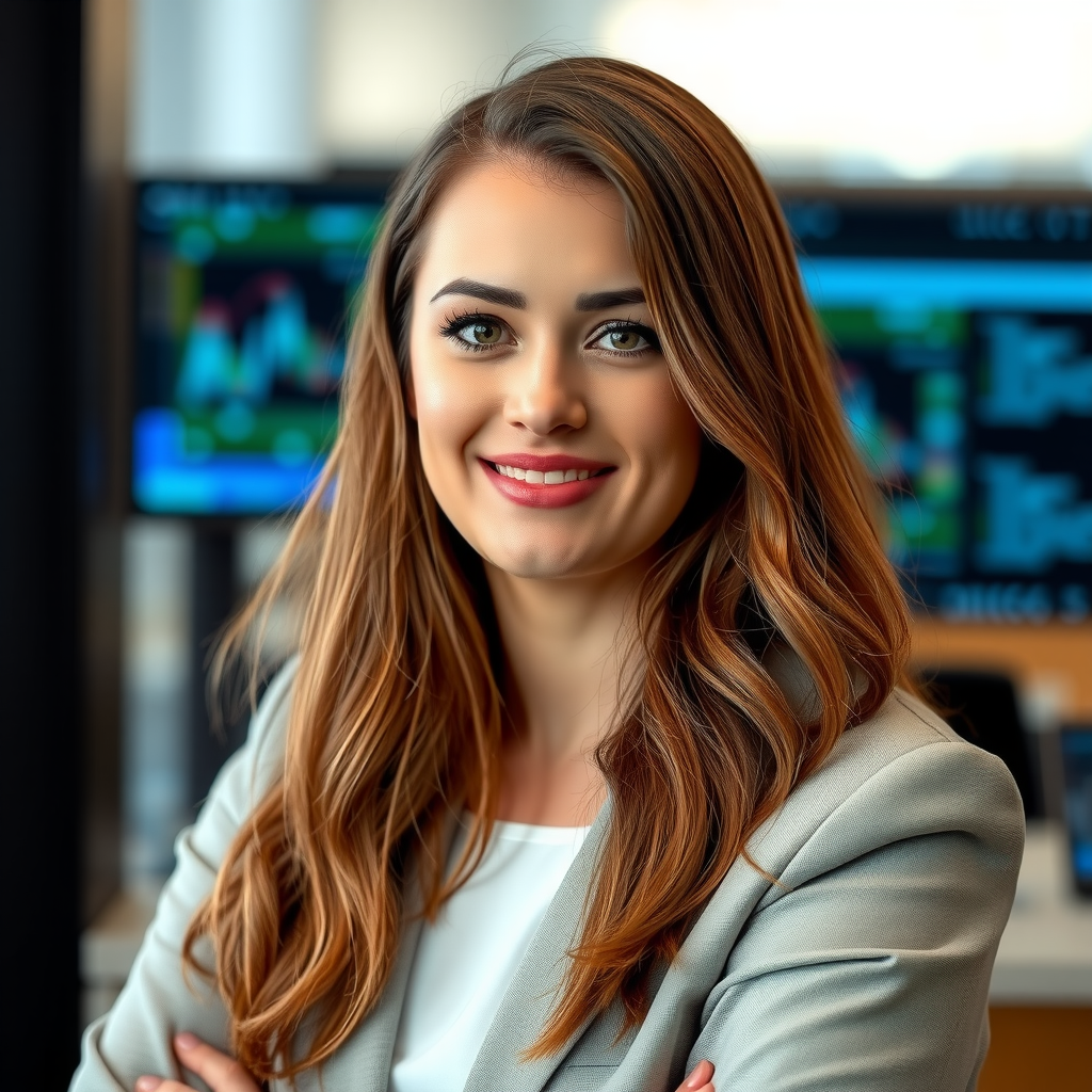Portrait of Claire Rousseau, Emerging Technologies Analyst at SoScan, specialist in AI and modern tech trends